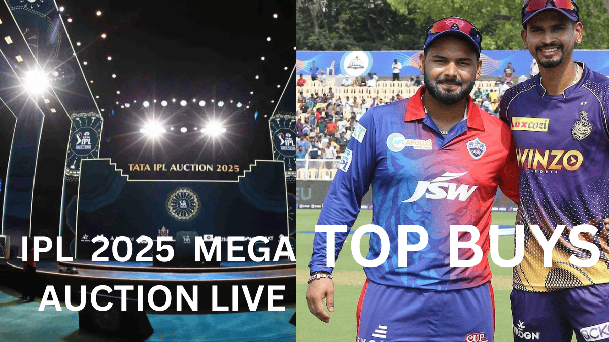 IPL 2025 MEGA AUCTION LIVE TOP 10 BUYS